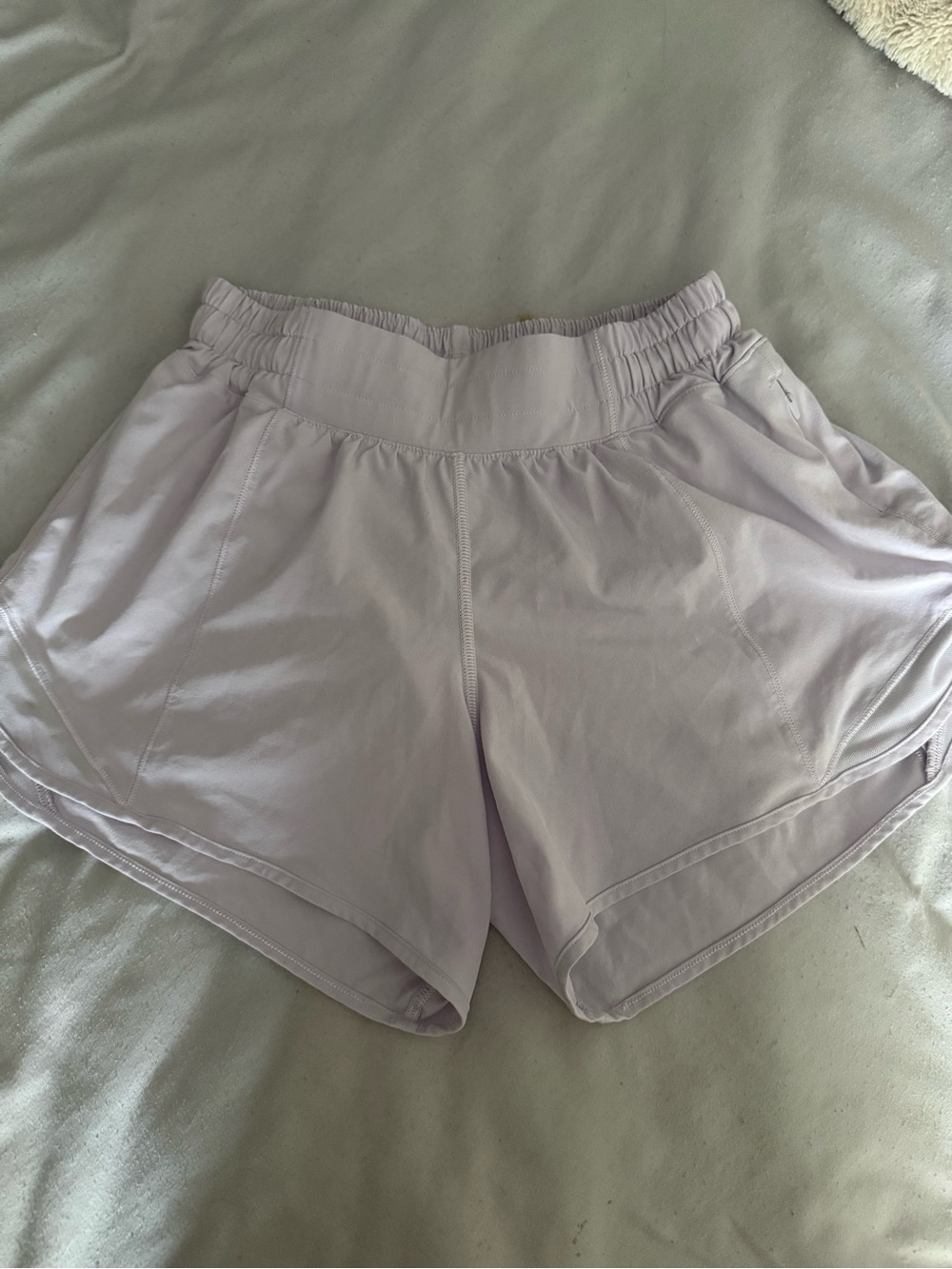 lululemon athletica Lavender Elastic-Waist Athletic Shorts